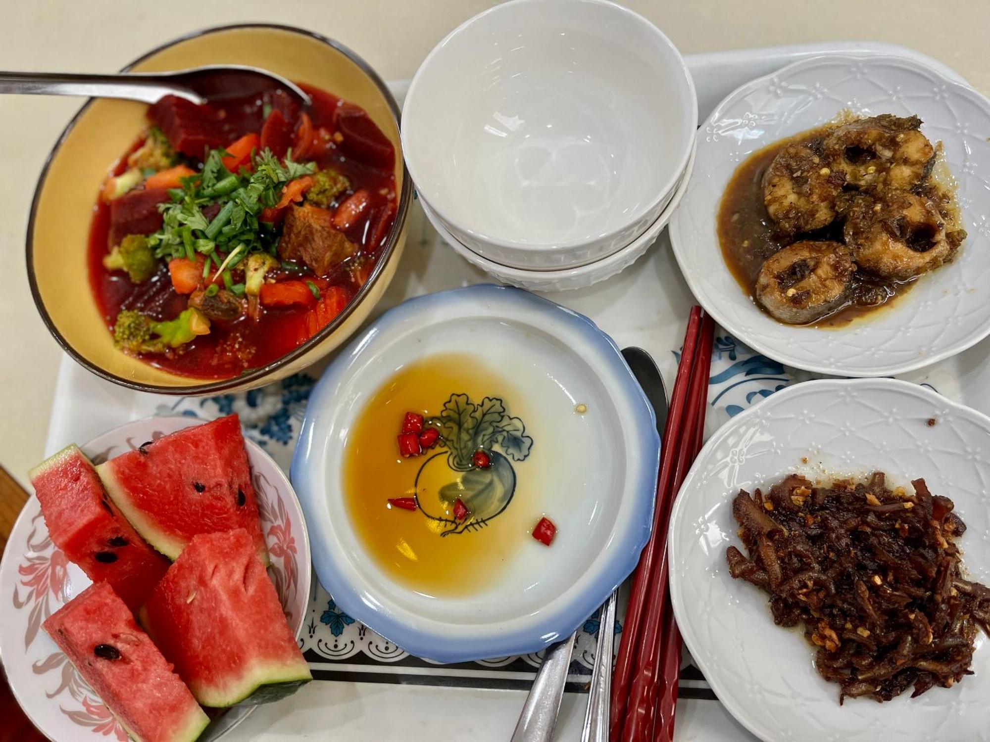 Cherry Homestay - Hoang De Motel 쩌우독 외부 사진